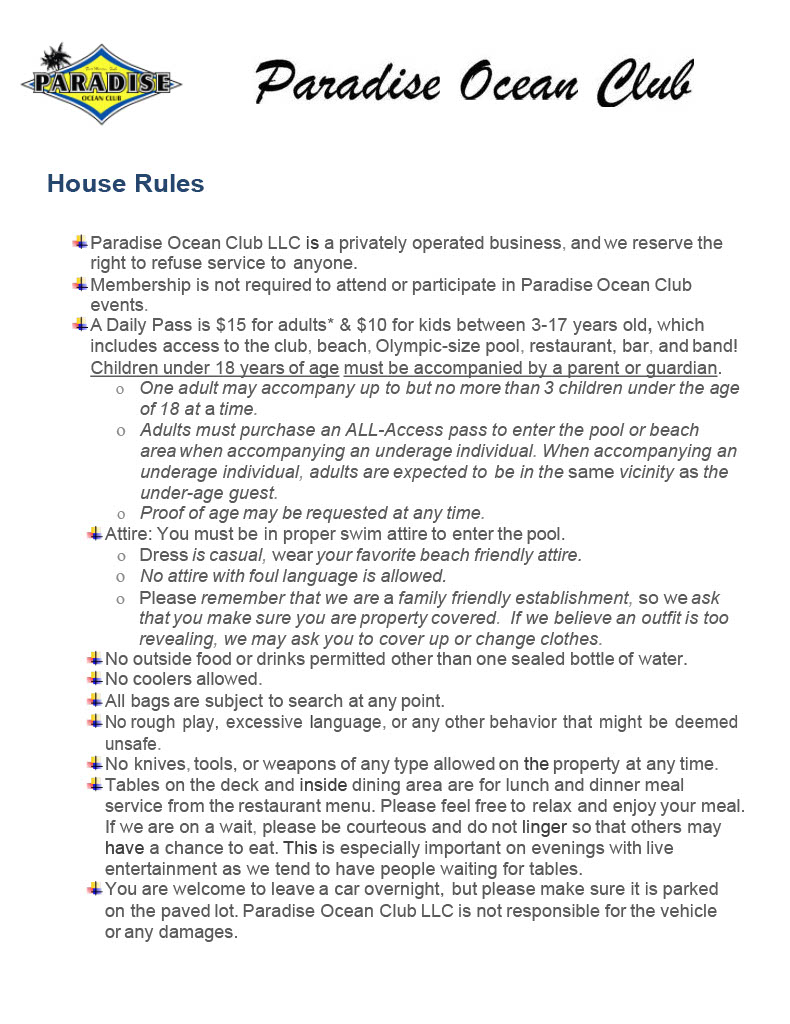 House Rules