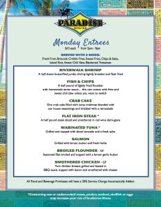 Drink Menu